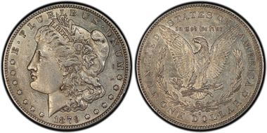 1879-S $1 VAM 6, Reverse of 1878 AU50