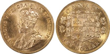 1914 $10 Gold Reserve MS64+