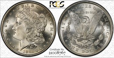 1891-S $1 MS65+