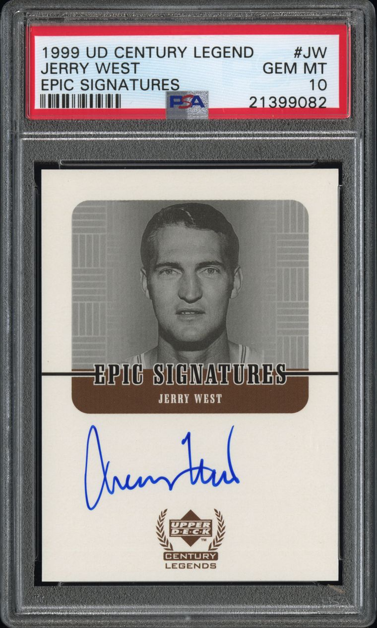 桜 印 NBA Jerry West auto UD Century Legends | vendee-rehaussement.com