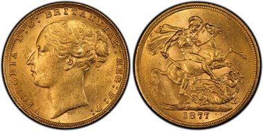 1877-M Sov S-3857 Long Tail MS62