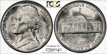 1945-P 5C TDR FS-804 MS66