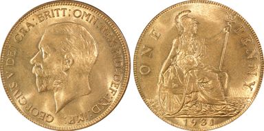 1931 1D S-4055 MS64+ RD