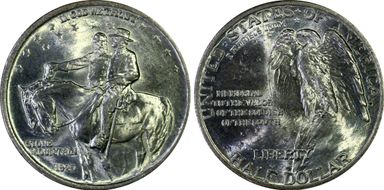 1925 50C Stone Mountain MS65