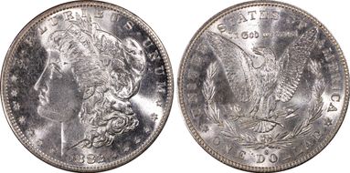 1882-S $1 MS64