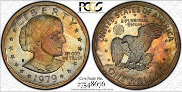 1979-S SBA$1 Type 1 PR67DCAM