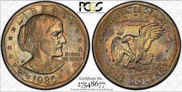 1980-P SBA$1 MS65