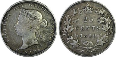 1886 25C VF30