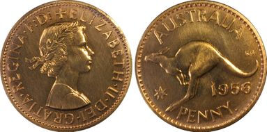 1956 Y. (p) 1D PR63RB