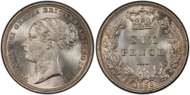 1886 6D S-3912 MS64+