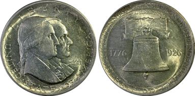 1926 50C Sesquicentennial MS62