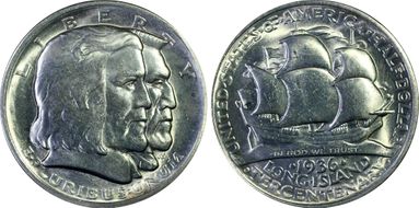 1936 50C Long Island MS64
