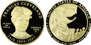 2012-W $10 Caroline Harrison PR70DCAM