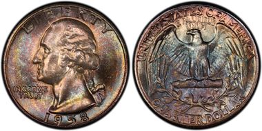 1958 25C MS67+