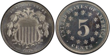 1876 5C PR67DCAM