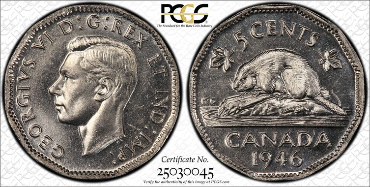 Cert 25030045 - Coin Image