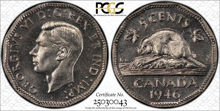 Cert 25030043 - Coin Image