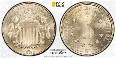 1883 5C Shield MS67