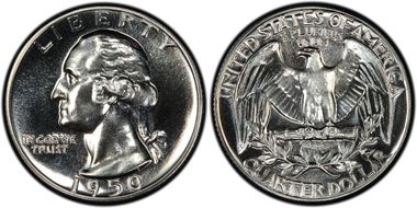 1950 25C PR67
