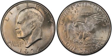 1972-D $1 MS66+