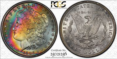 1886 $1 MS64