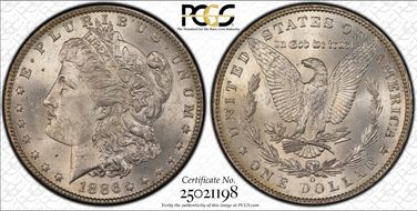 1886-O $1 MS64+