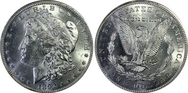 1892-CC $1 MS62