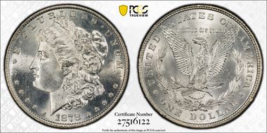 1878 8TF $1 MS64