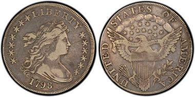 1798 $1 BB-94 VF25