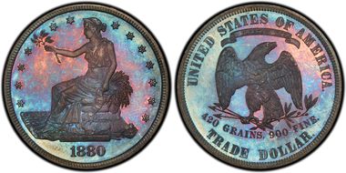 1880 T$1 Trade PR64+