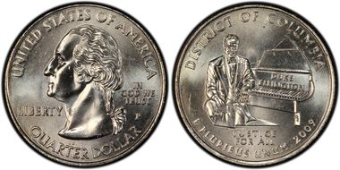 2009-P 25C DDR FS-802 District of Columbia MS64