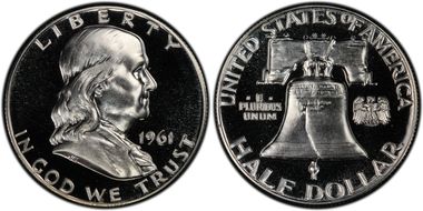 1961 50C DDR FS-801 PR67