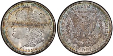 1921-D $1 MS66+