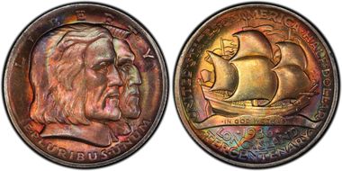 1936 50C Long Island MS66+