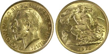 1915-M 1/2 Sov S-4007 MS64