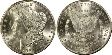 1883-CC $1 MS63+