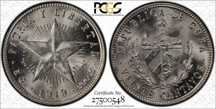 Cert 27500548 - Coin Image