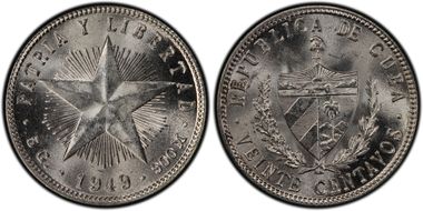 1949 20C KM-13.2  Ag MS64+