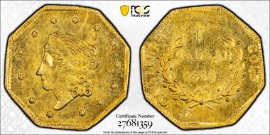 1860 G$1 BG-1102 MS65
