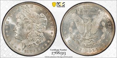 1878 7/8TF $1 Strong MS63