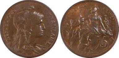 1898 5C Gad-165 F-119 MS64BN