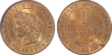 1882-A 1C Gad-88 F-104 MS64RB