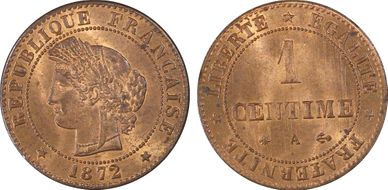 1872-A 1C Gad-88 F-104 MS65RB