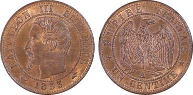 1853-A 1C Gad-86 F-102 MS64RB