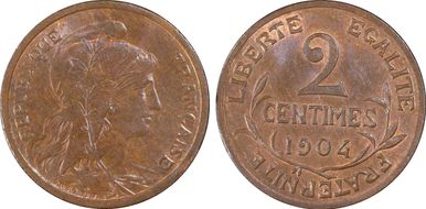 1904 2C Gad-107 MS63BN