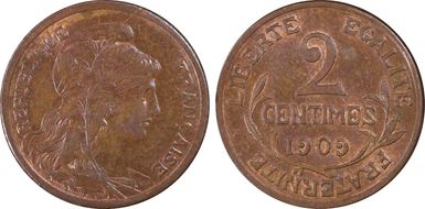 1909 2C Gad-107 F-110 MS63BN