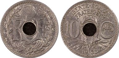 1933 10C Gad-286 F-138 MS63