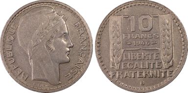 1946-B 10 Fr Gad-810 Rameaux longs F-361 AU55