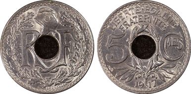 1917 5C Gad-169 F-121 MS63