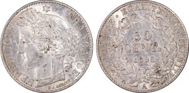 1895-A 50C Gad-419a F-189 MS61